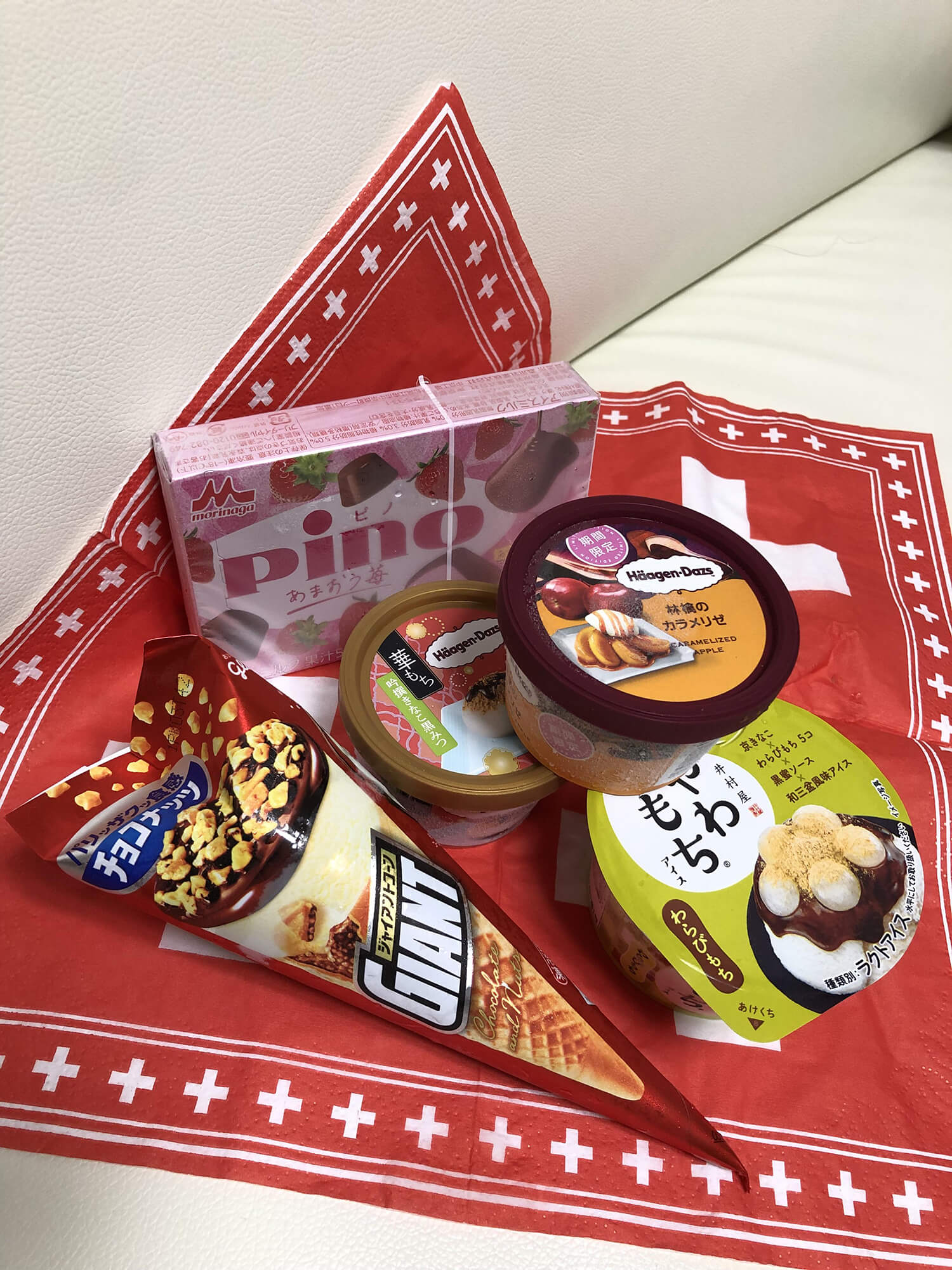 17 アイスを食べる事