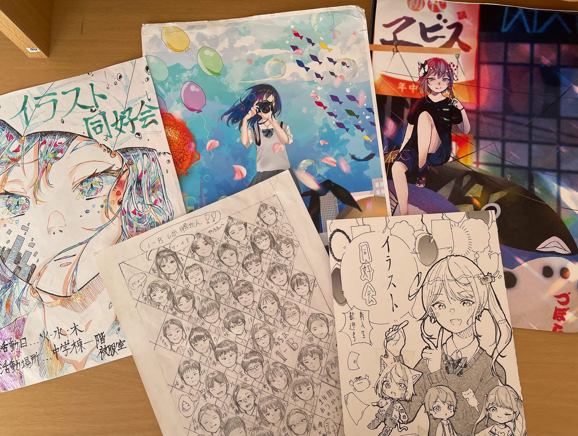 10 学校行事で描いたイラスト