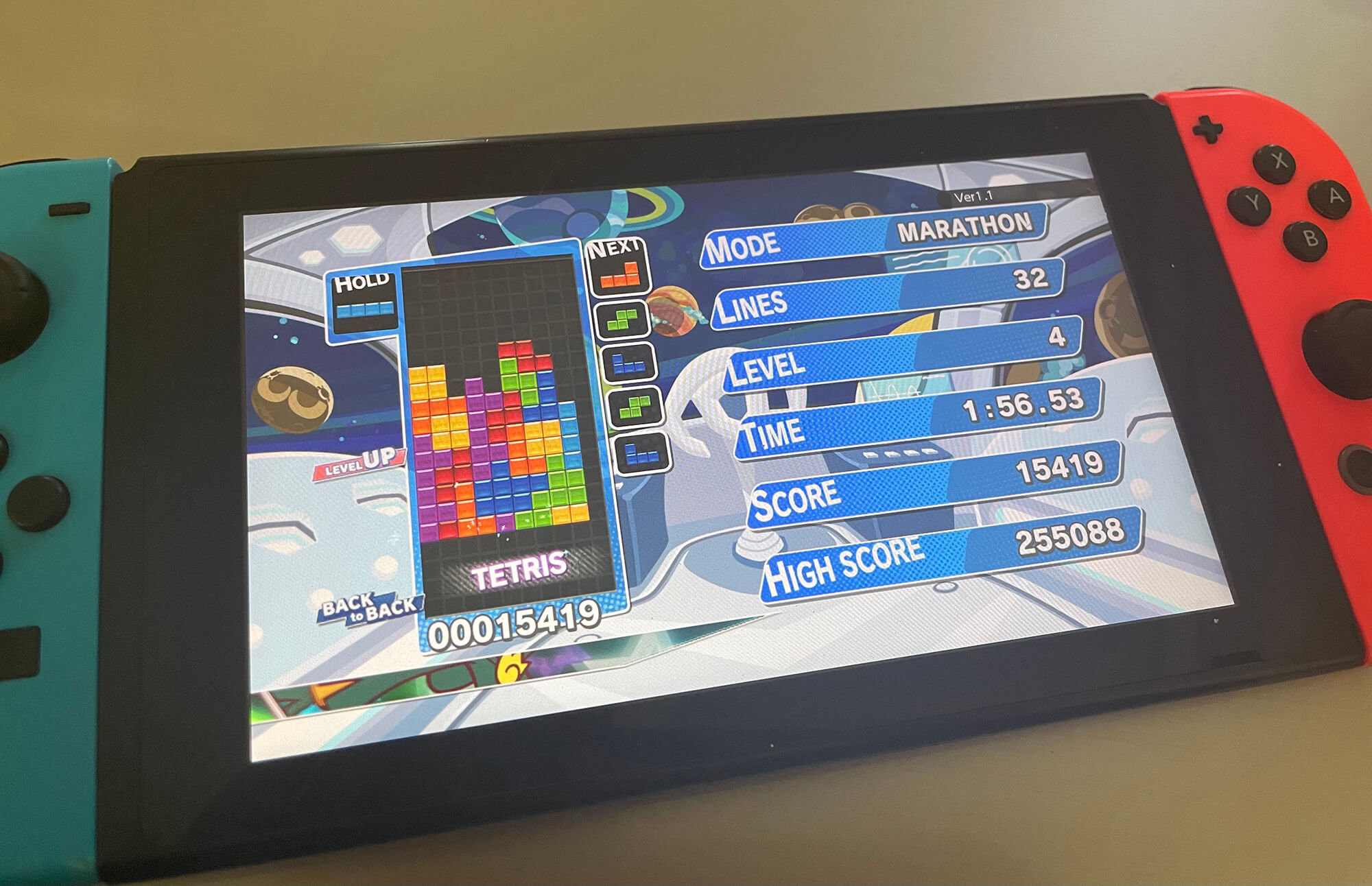 21 TETRIS