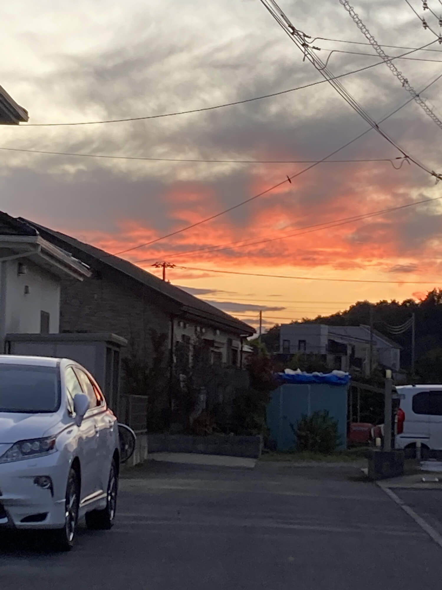 11 冬の夕空