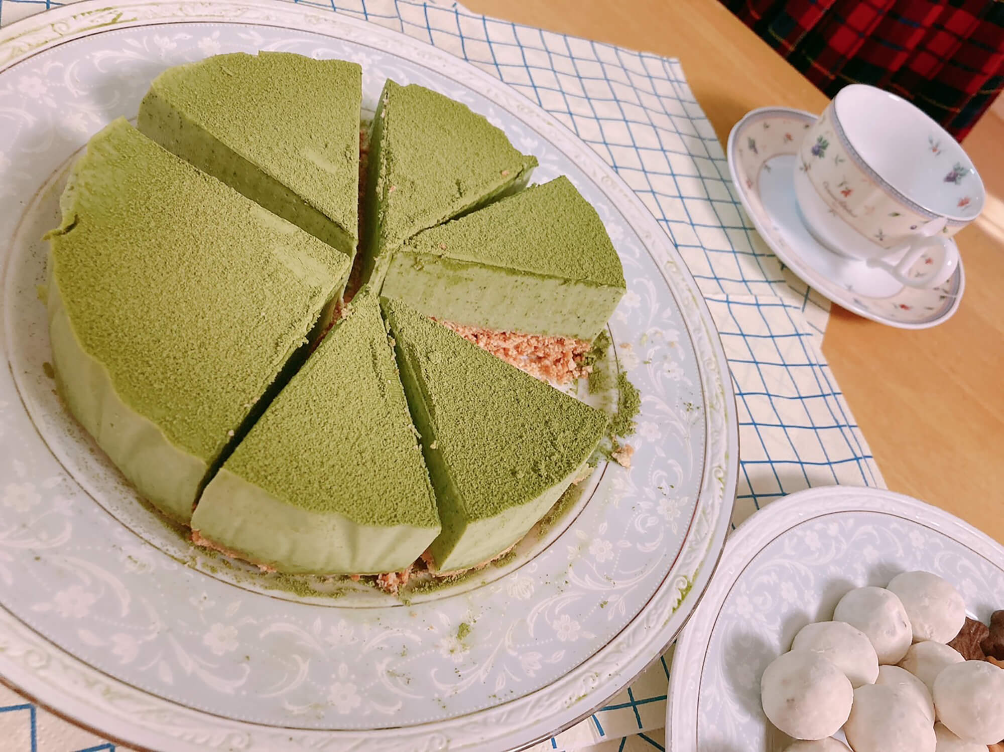 07 抹茶チーズケーキ