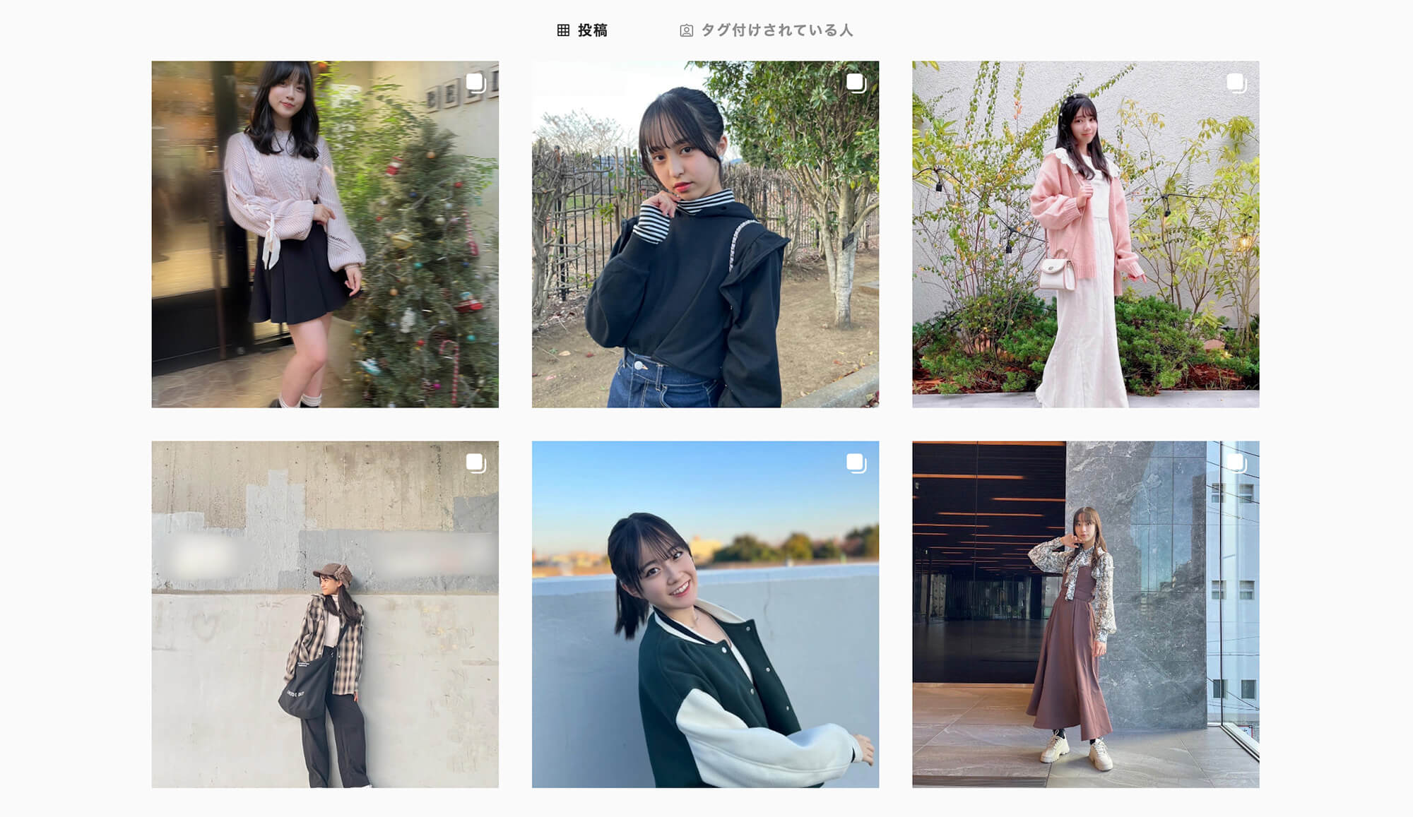 ニコラモデルの私服スナップのアカウント(@nicola_snap)より