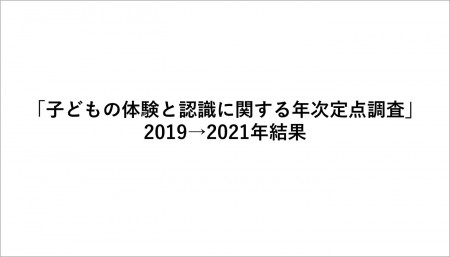 2019年→2021年結果を発表