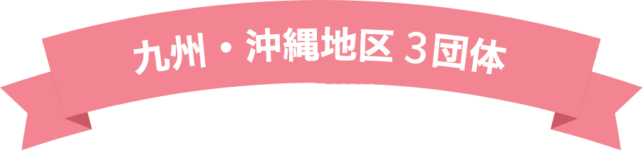 九州・沖縄地区 3団体