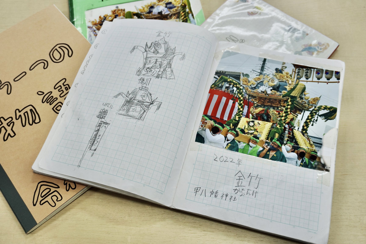 子どもたちが制作した本
