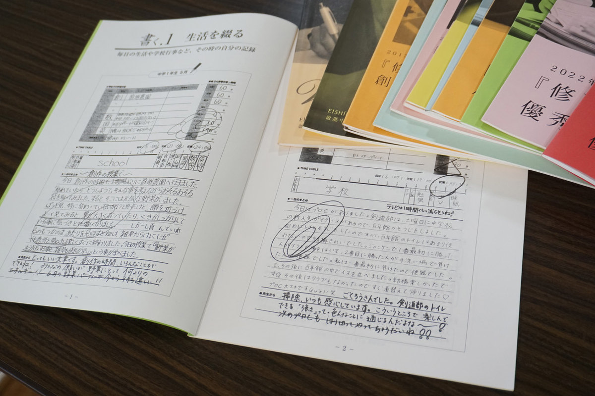 日々の思いをつづるE-NOTE